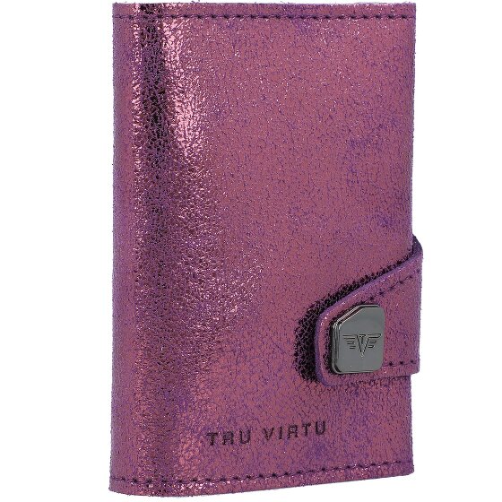 Tru Virtu Funda para tarjetas de crédito Click & Slide RFID Piel 6,5 cm