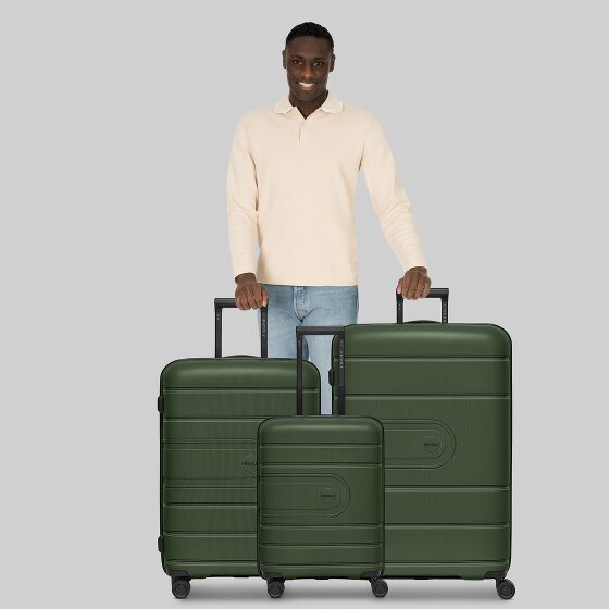 Redolz Essentials 11 4 ruedas Juego de maletas 3 piezas con pliegue de expansión