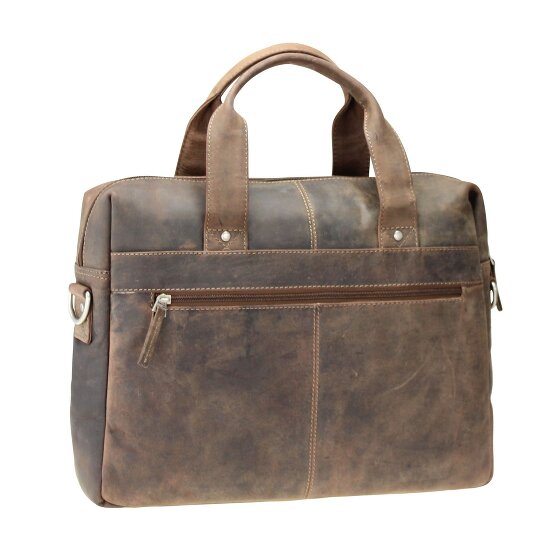 Greenland Nature Maletín Piedra Cuero 39 cm