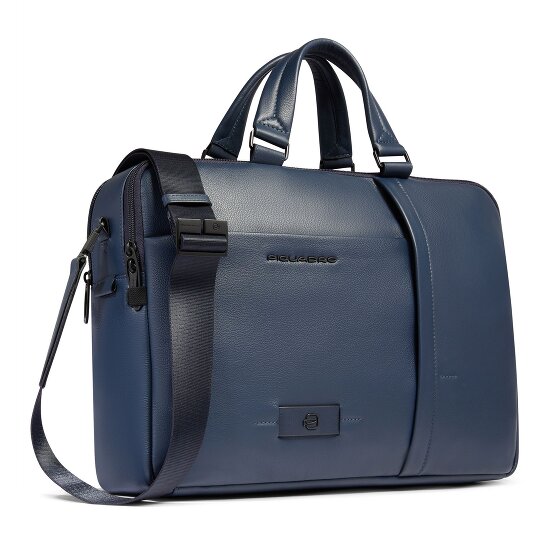 Piquadro Russel Maletín Protección RFID Piel 40 cm Compartimento para el portátil