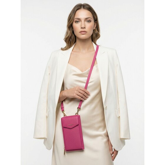 Lazarotti Bologna Cartera de piel con cremallera Funda para teléfono móvil Piel 19 cm