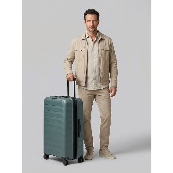 d&n Toronto 4 ruedas Carrito L 75 cm con pliegue de expansión