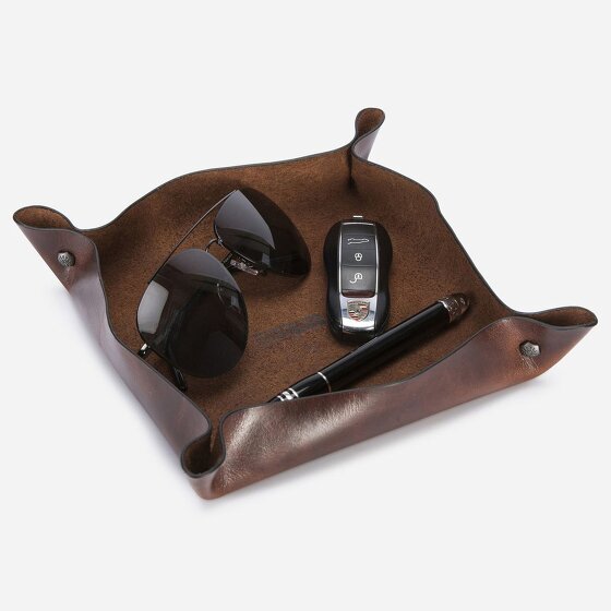 Jekyll & Hide Estuche de lápices Oxford Bandeja de almacenamiento de cuero 17 cm