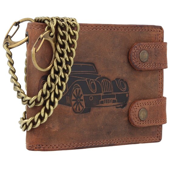 Greenland Nature Billetera Montenegro de cuero RFID 12 cm