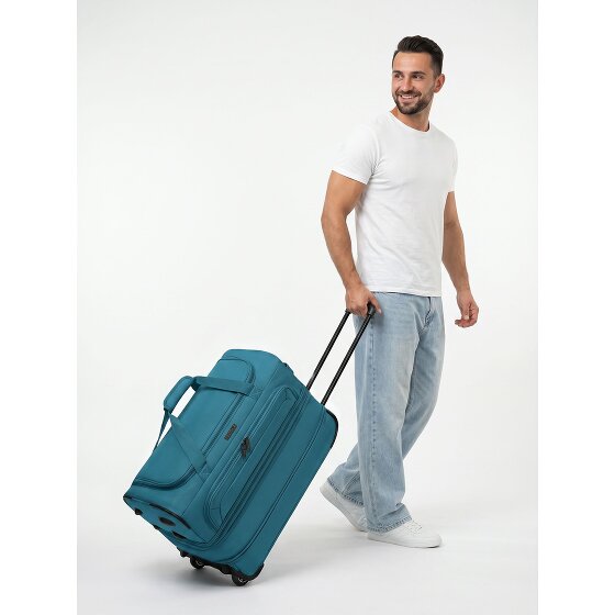 Redolz Bolsa de viaje Duffle Essentials de 2 ruedas 55 cm M con solapa de expansión