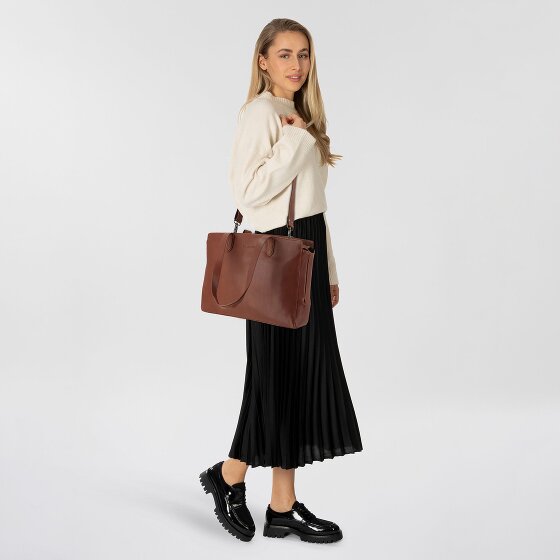 Plevier Power Bolsa de compras Piel 41 cm Compartimento para el portátil