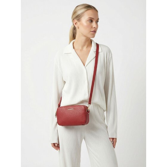 Lazarotti Bolonia Bolso bandolera cuero doble cremallera 18 cm