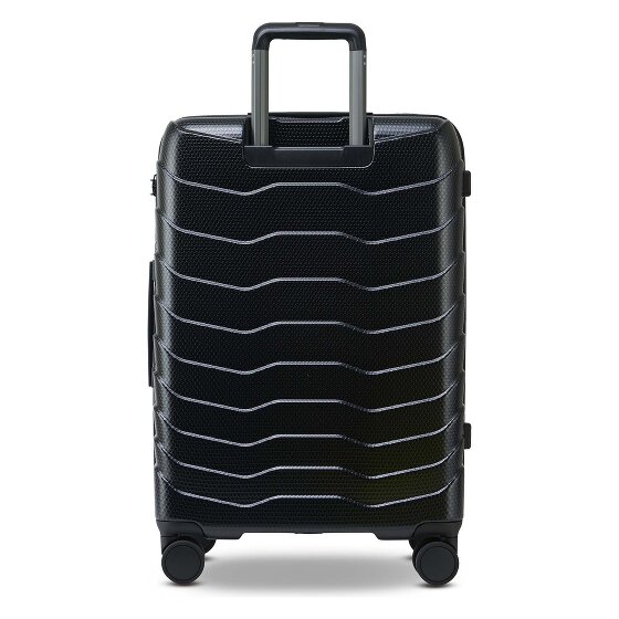 Echolac Exo 4 ruedas Juego de maletas 3 piezas con pliegue de expansión