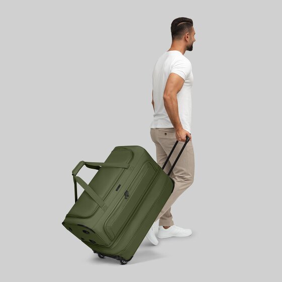 Redolz Bolsa de viaje Duffle Essentials de 2 ruedas 70 cm L con solapa de expansión