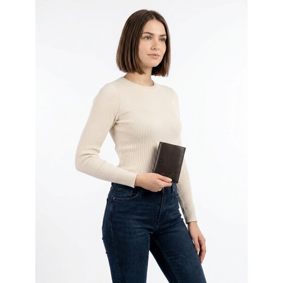 oxmox Leather Cartera Bloqueo RFID Piel natural 10 cm