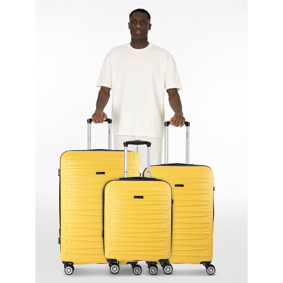 Benzi 5493 4 ruedas Juego de maletas 3 piezas con pliegue de expansión