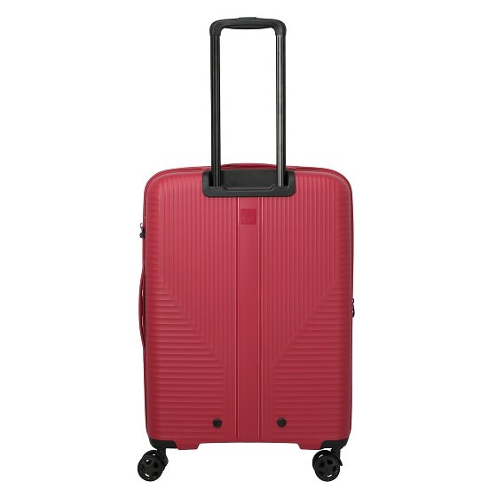 Travelite Air Stripe 4 ruedas Juego de maletas 3 piezas con pliegue de expansión