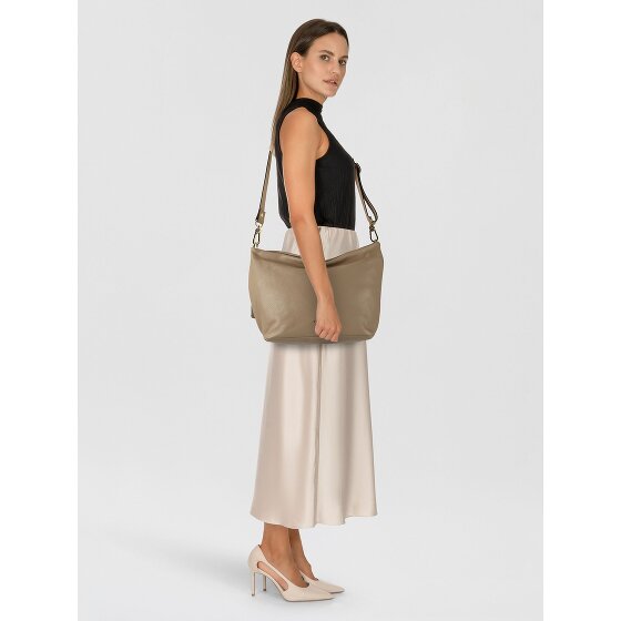 abro Ebony Bolsa de hombro Piel natural 38 cm