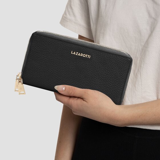 Lazarotti Bologna Leather Cartera Protección RFID Piel 20 cm