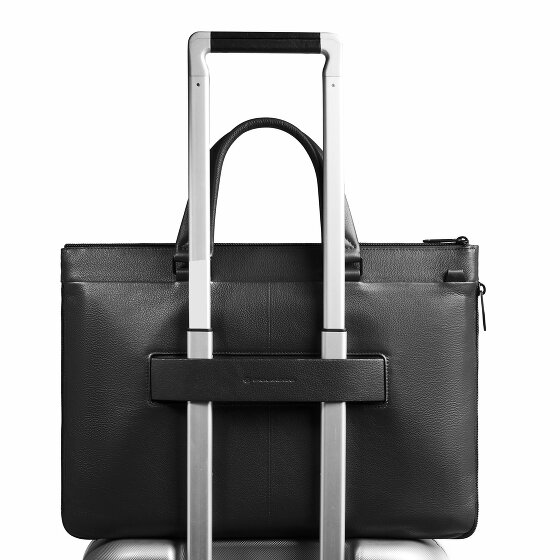 Piquadro Russel Maletín Protección RFID Piel 42 cm Compartimento para el portátil