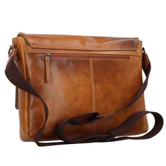 Greenburry Newport Mensajero Piel natural 35 cm