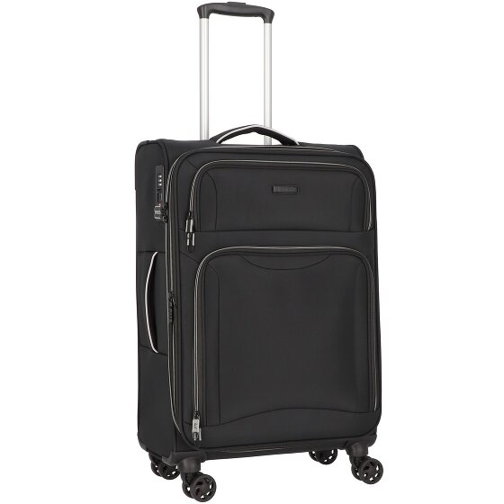 d&n Travel Line 9204 4 ruedas Carrito M 66 cm con pliegue de expansión