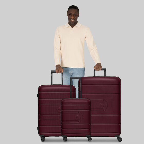 Redolz Essentials 11 4 ruedas Juego de maletas 3 piezas con pliegue de expansión