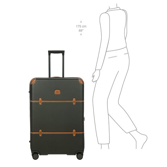 Bric's Bellagio 4 ruedas Carrito 76 cm con pliegue de expansión