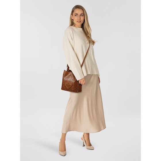 Love Moschino Basket Laminated Bolsa de hombro 22 cm