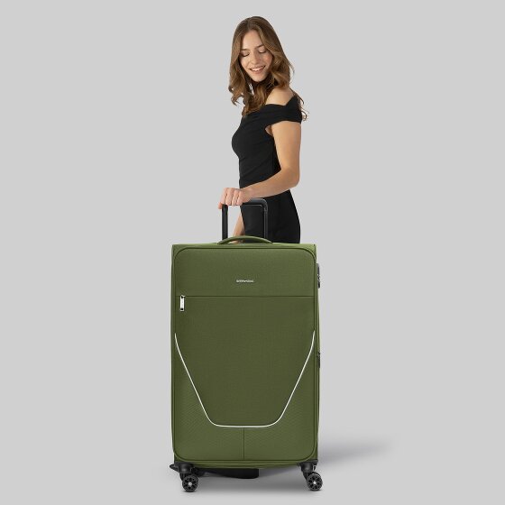 Stratic taska Trolley de 4 ruedas L 76 cm con pliegue extensible