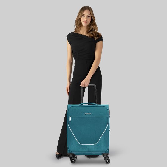 Stratic taska Trolley de cabina de 4 ruedas S 55 cm con pliegue extensible