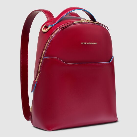 Piquadro Blue Square Mochila de la ciudad Piel natural 30 cm