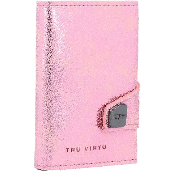Tru Virtu Funda para tarjetas de crédito Click & Slide RFID Piel 6,5 cm