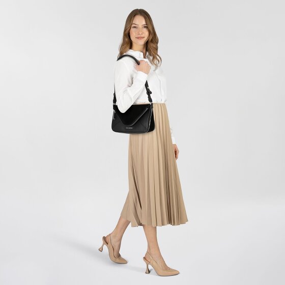 Karl Lagerfeld Hardware Bolsa de hombro Mini Bag Piel 18 cm con pliegue de expansión