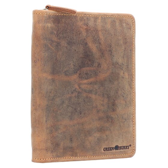 Greenburry Estuche de escritura vintage de cuero de 24 cm