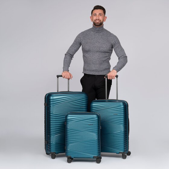 Pactastic Collection 02 THE THREE SET 4 ruedas Juego de maletas 3 piezas