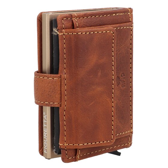 Greenburry Vintage Cartera Protección RFID Piel 7.5 cm