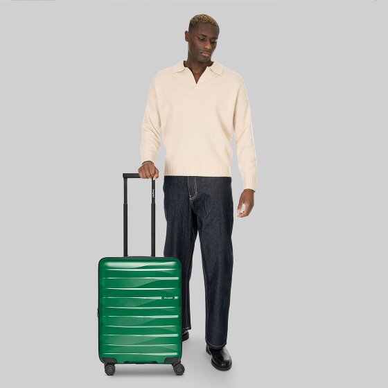 Bergpfeil Trolley de cabina de viaje de 4 ruedas S 55 cm con pliegue de expansión