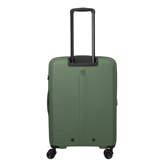 Travelite Air Stripe 4 ruedas Carrito M 66 cm con pliegue de expansión