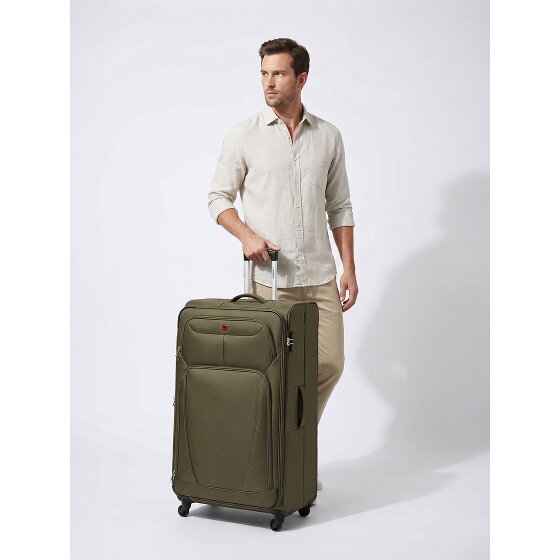 Wenger Trolley Beaumont de 4 ruedas XL, 87 cm, tamaño especial con fuelle expandible