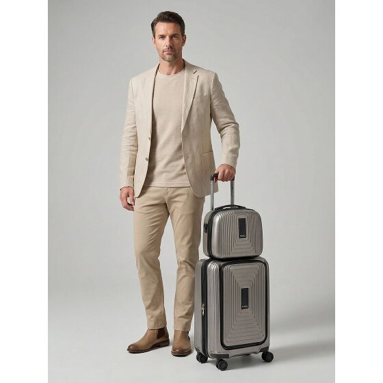 Redolz Juego de maletas Essentials 14 2 pzs. trolley de cabina con plegado extensible + neceser
