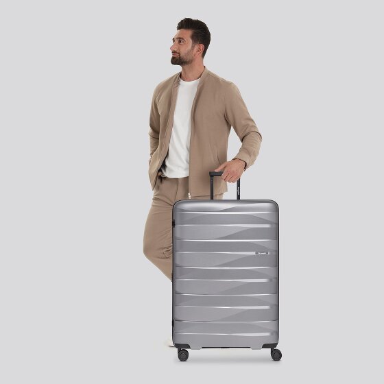 Bergpfeil Trolley de viaje de 4 ruedas L 75 cm con pliegue de expansión