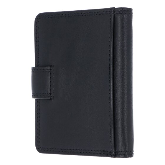 Golden Head Polo Estuche para tarjetas de crédito Bloqueo RFID Piel natural 8 cm