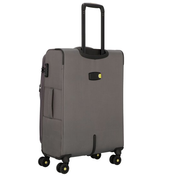 d&n Travel Line 9704 4 ruedas Carrito M 68 cm con pliegue de expansión