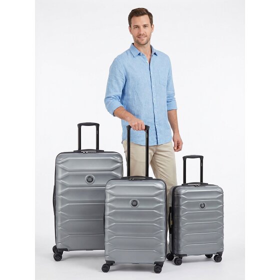 Delsey Paris Meteor 4 ruedas Set de maletas 3 piezas Con asa expansible