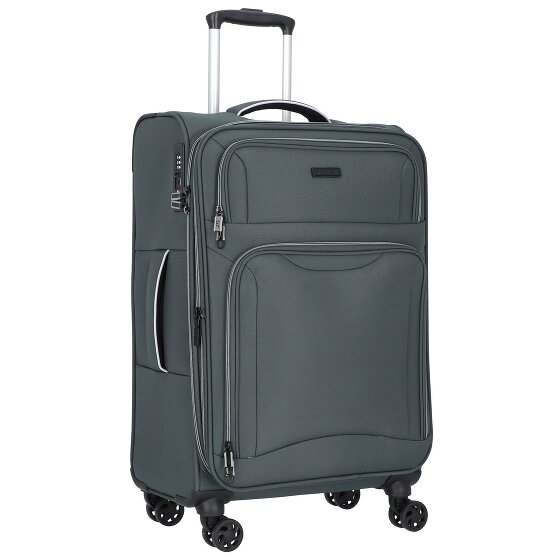 d&n Travel Line 9204 4 ruedas Carrito M 66 cm con pliegue de expansión