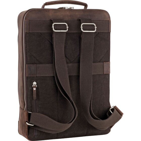 Leonhard Heyden Mochila Salisbury Piel 42 cm Compartimento para portátil