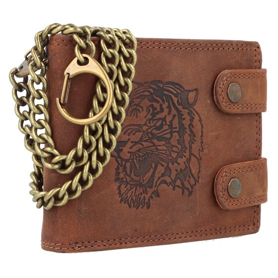 Greenland Nature Billetera Montenegro de cuero RFID 12 cm