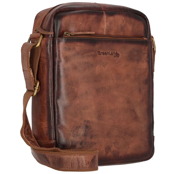 Greenland Nature Bolso de cuero Mascu & Line 27 cm
