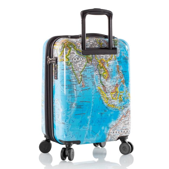 Heys Black Camo 4 ruedas Carro de la cabina S 53 cm con pliegue de expansión