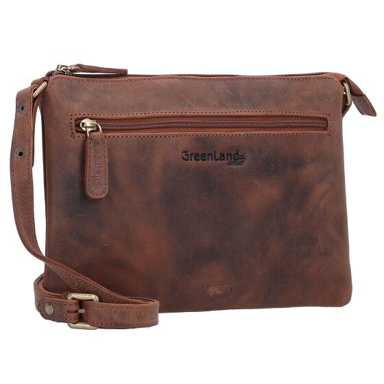 Greenland Nature Bolso de hombro Montenegro de cuero RFID 28 cm