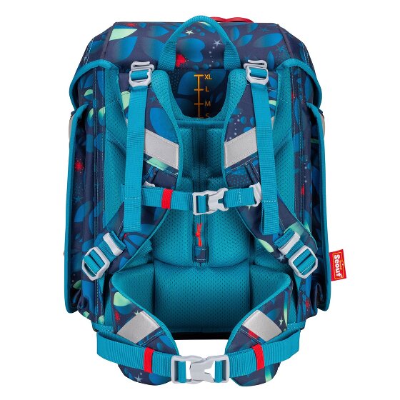 Scout Juego de mochilas escolares LED Genius 4pcs.