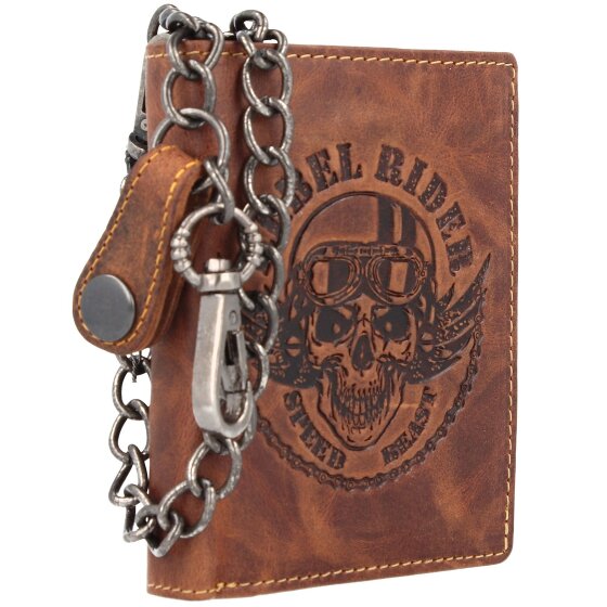 Greenburry Rebel Rider Billetera de cuero 11 cm