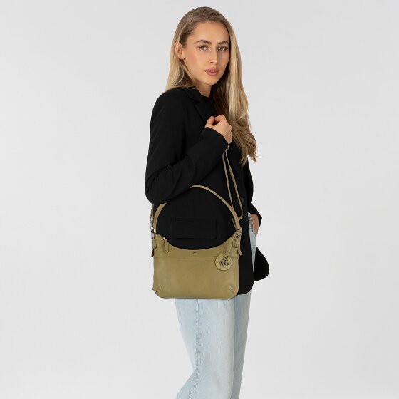 Harbour 2nd Anchor Love Mara Bolsa de hombro Piel natural 29 cm