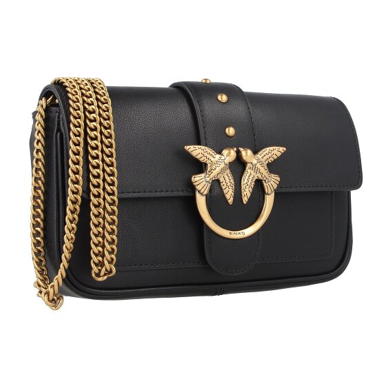 PINKO Love One One Bolsa de hombro Piel 19.5 cm
